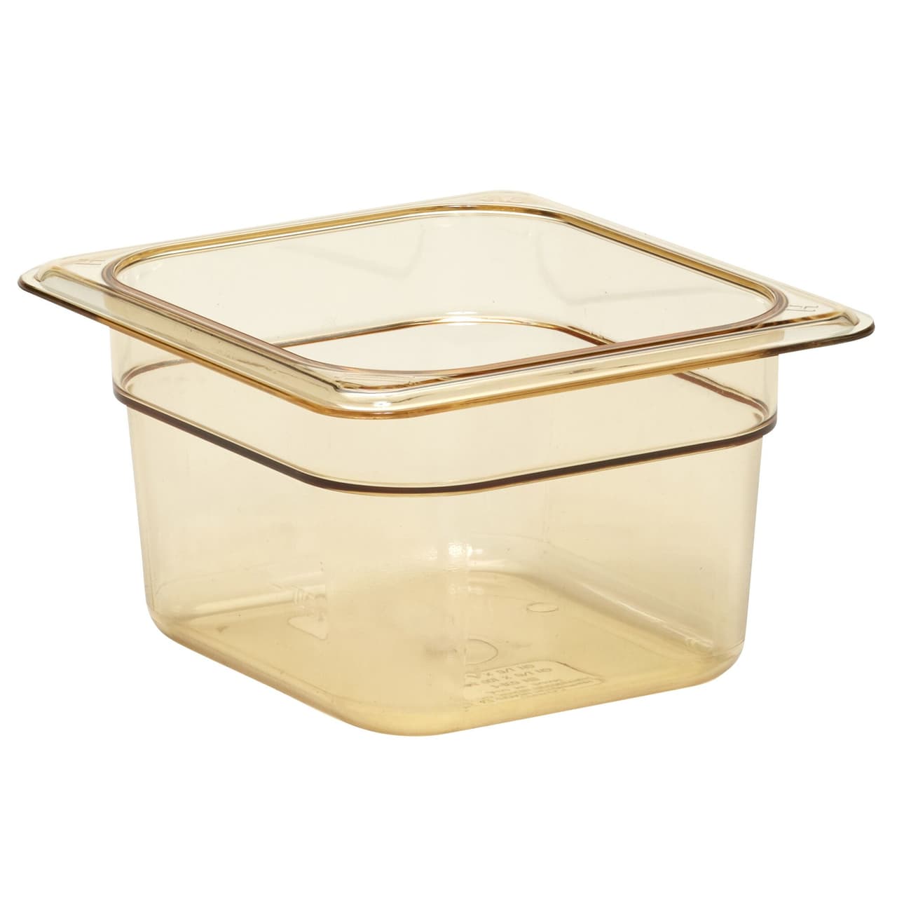 (6 kusů) CAMBRO | H-PAN™ Žáruvzdorné nádoby GN 1/6 - jantar - hloubka 100 mm