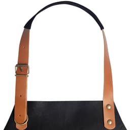 Karlowsky - Leather Bib Apron - Black