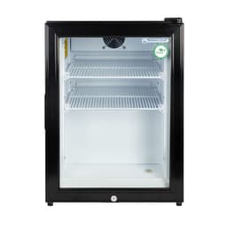 GASTRO-COOL | Minibar s mrazničkou - 51L - s 1 skleněnými dveřmi - černý