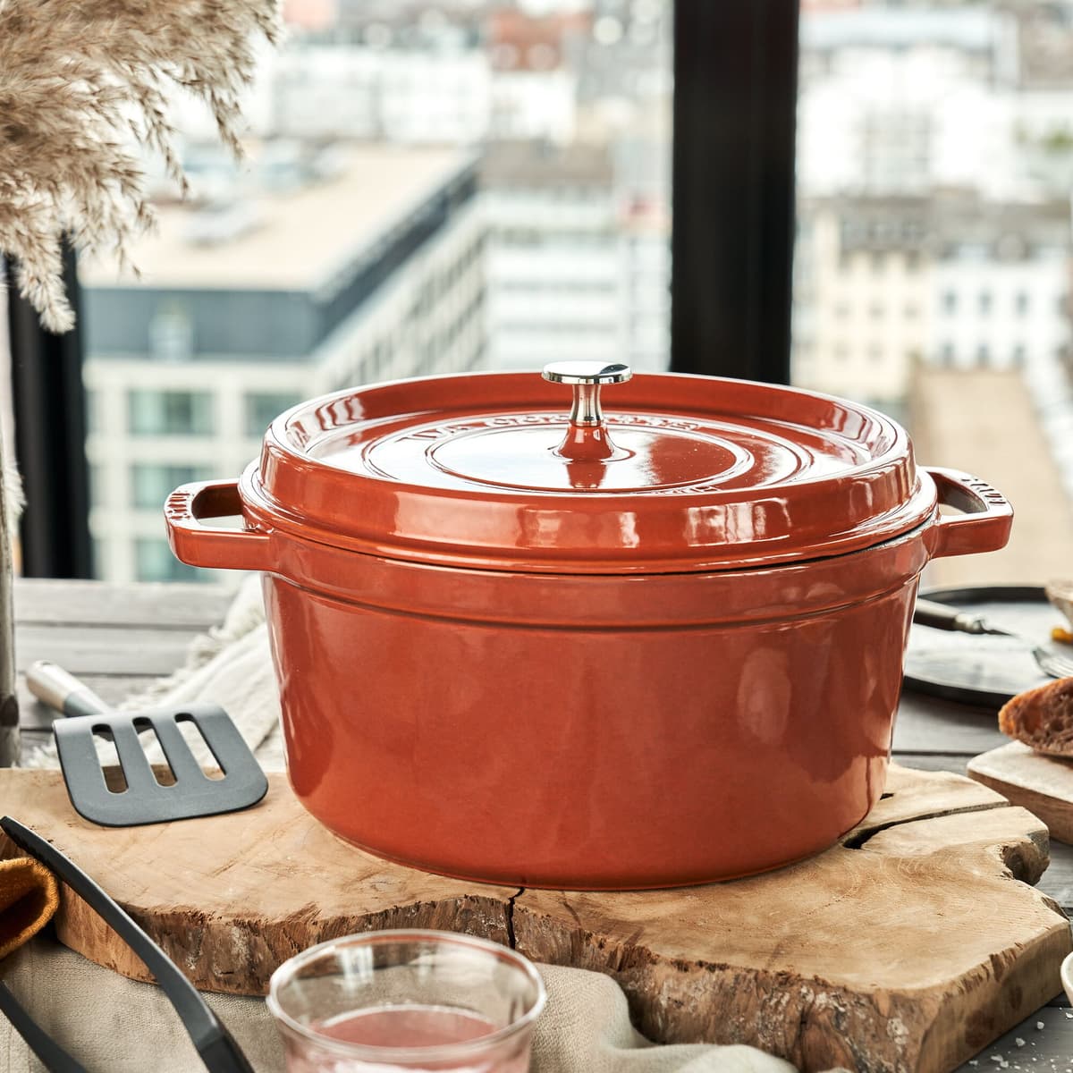 STAUB | LA COCOTTE - kokotka - Ø 240 mm - litina - skořicová