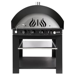 Gas pizza oven - Black - 11x 25cm - Manual - incl. stand