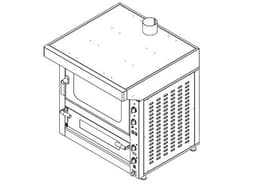 Kombinovaný pekárenský konvektomat - digitální - 4x EN 60x40 & pizza pec - 7x Ø 25 cm