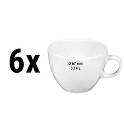 (6 pieces) Seltmann Weiden - Coffee Cup - 0,14 Liter