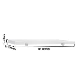 Cutting board for work table - 700x700mm - White