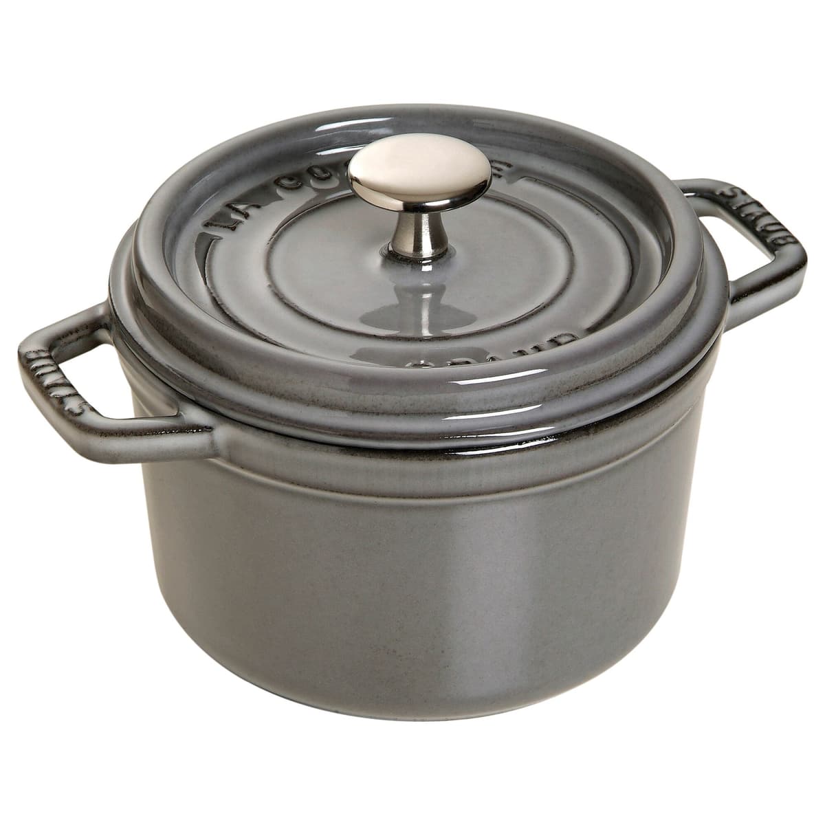 STAUB | LA COCOTTE - kokotka - Ø 140 mm - litina - grafitově šedá