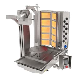 Gas kebab robot - 10 burners - max. 150 kg