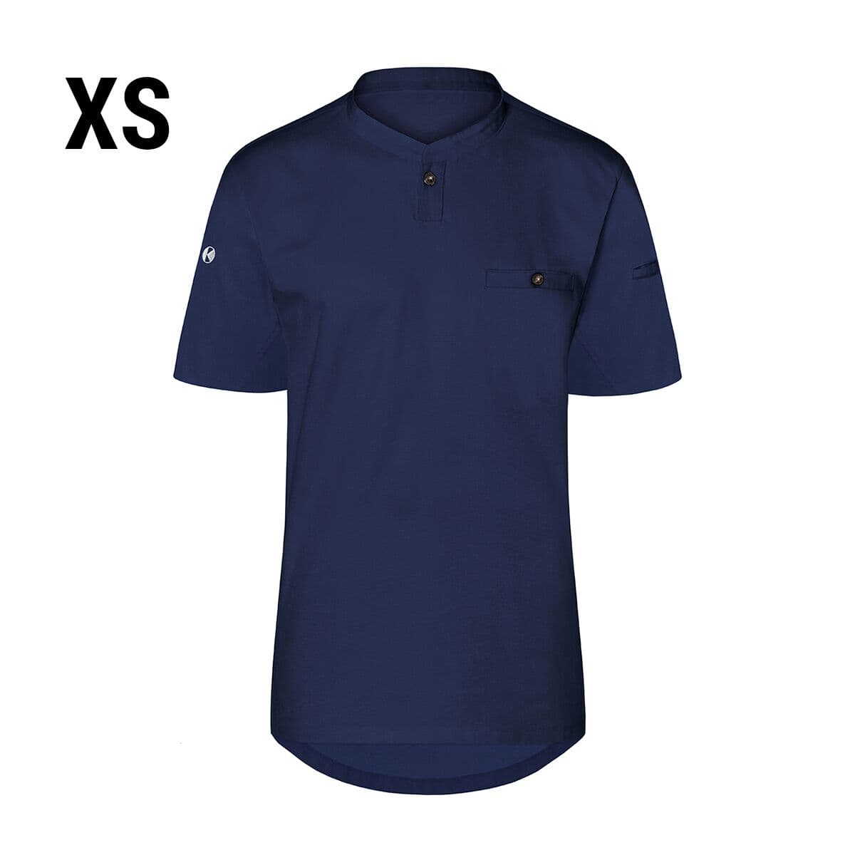 (6 pieces) Karlowsky - Short Sleeve Men's Work Shirt Performance - Navy - Size: XS