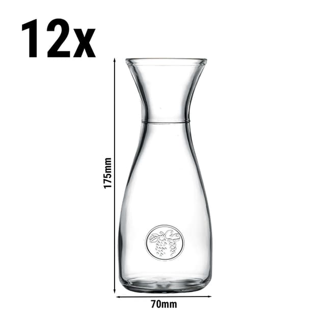 (12 Stück) Karaffe - ATHEN - 250 ml - Transparent