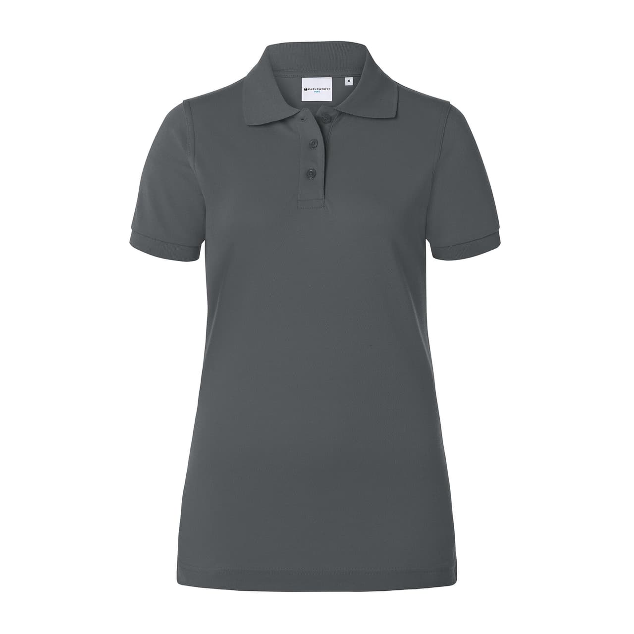 KARLOWSKY | Dámské polo tričko Basic - antracitové - velikost: 3XL