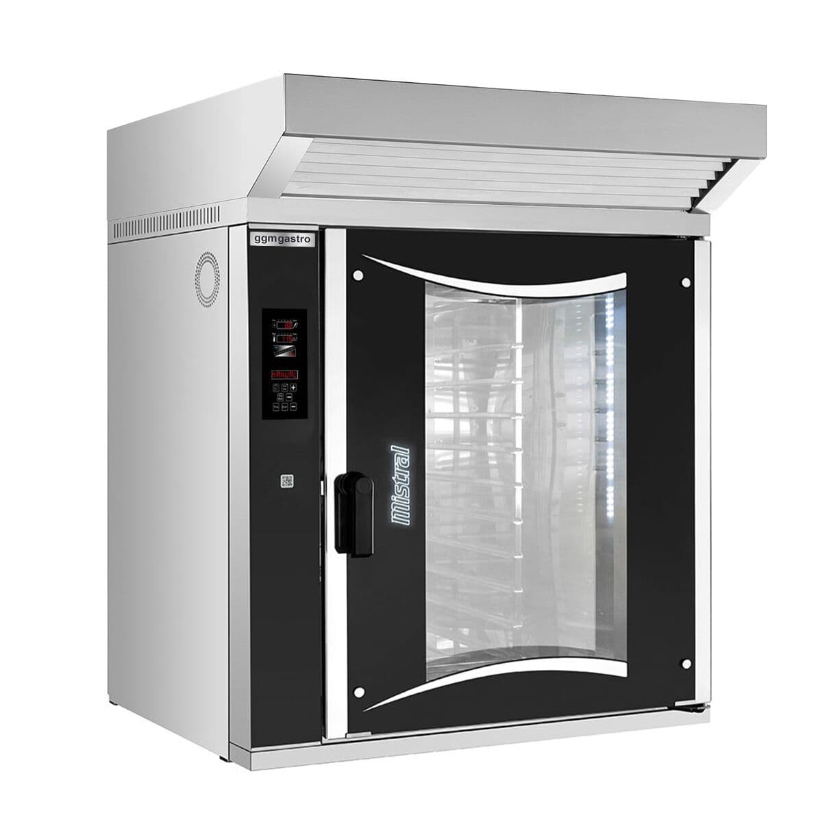 Bakery electric combi steamer - Digital - 10x EN 60x40 - incl. hood, motor, condenser & washing system