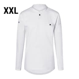 (6 pieces) Karlowsky - Long Sleeve Men's Work Shirt Performance - White - Size: 2XL