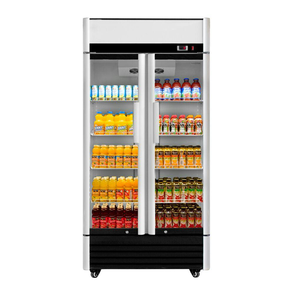 Lednice na nápoje - 630L - se 2 skleněnými dveřmi