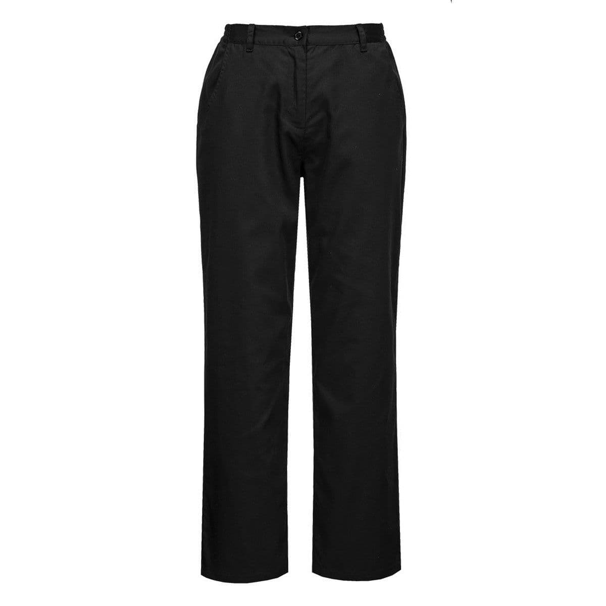 (5 pieces) Ladies Cooking Trousers Basic - Black - Size: XL	