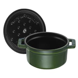 STAUB | LA COCOTTE - mini kokotka - Ø 100 mm - litina - bazalkově zelená