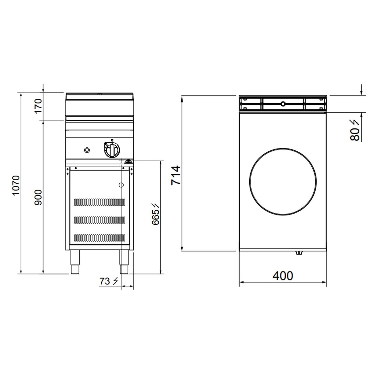 Indukční Wok (3,5 kW) Power