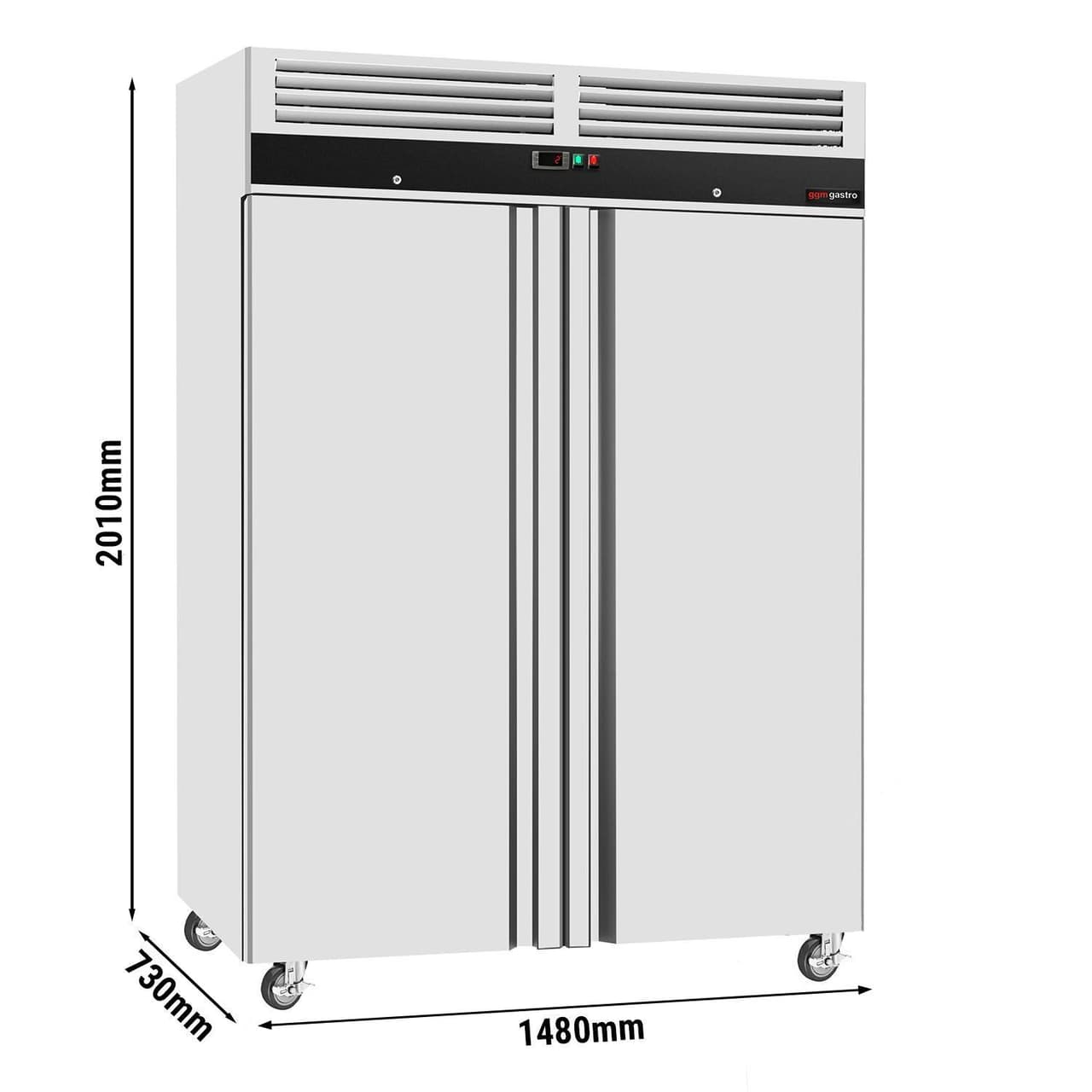 Lednice ECO - 1,48 x 0,73 m - s 2 dveřmi