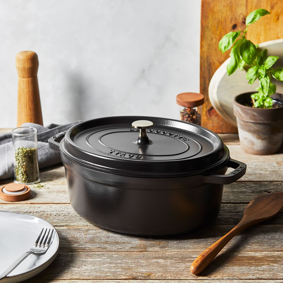 STAUB | LA COCOTTE - kokotka - oválná - 170 mm - litina - černá