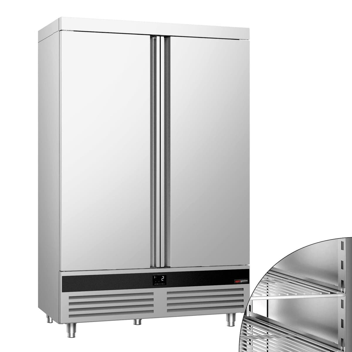 Refrigerator Stainless Steel - 1400 litres - with 2 doors