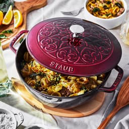 STAUB | LA COCOTTE - La Marmite Lilie - Ø 240mm - Gusseisen - Grenadine-Rot