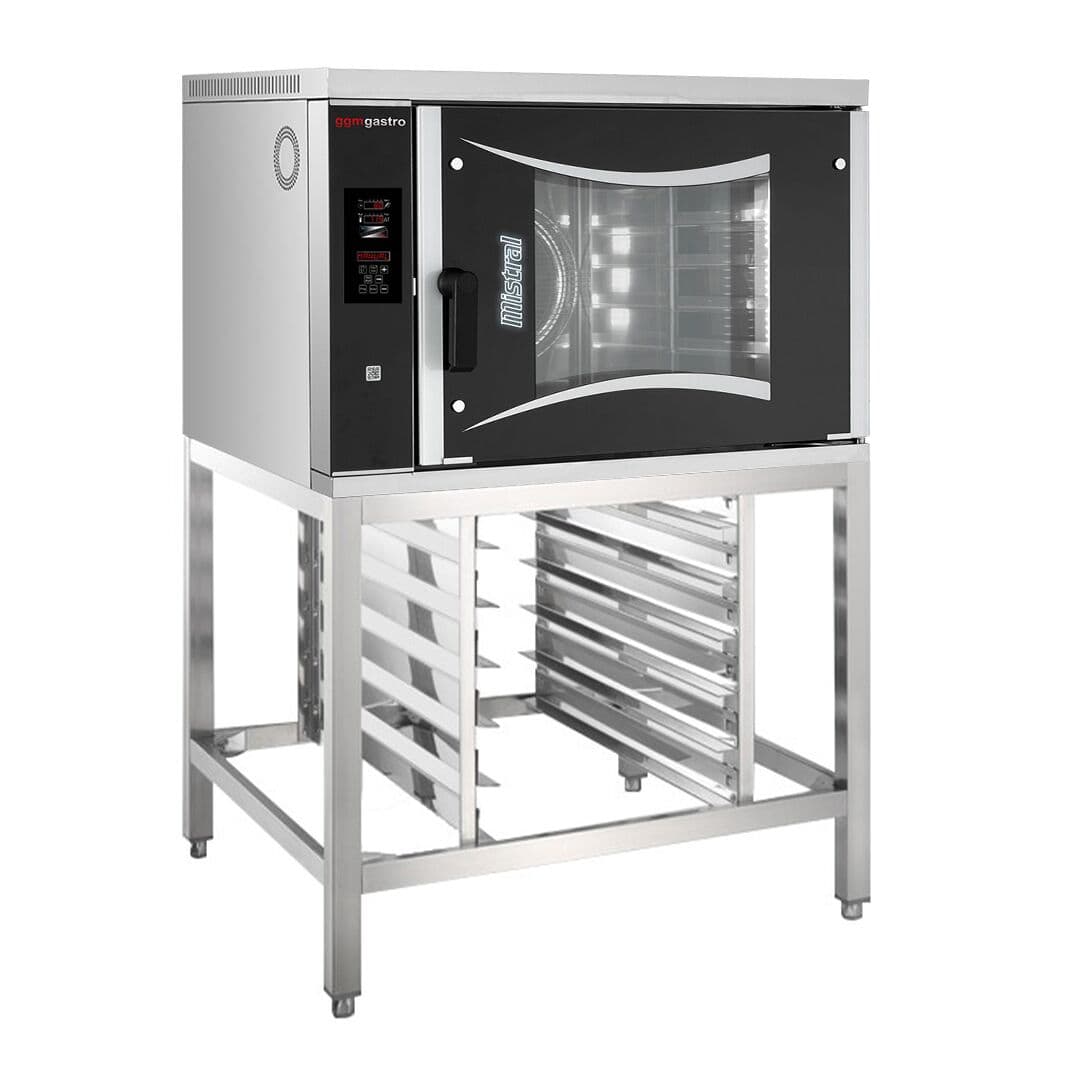 Bakery Electric Convection Oven - Digital - 6x EN 60x40 - incl. base frame, sheet holder