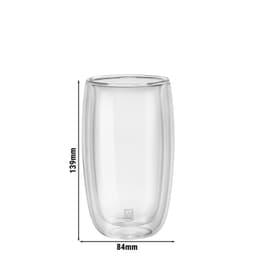 ZWILLING | SORRENTO - Sada sklenic na latte macchiato - 350 ml - 2 ks