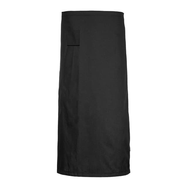 (5 pieces) Waist apron with pocket - Black - Length: 76 cm