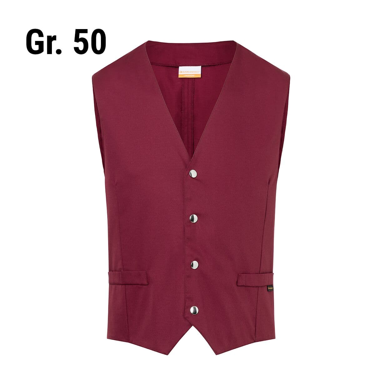 Karlowsky - Men vest Kai - Bordeaux - Size: 50