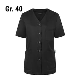 (6 pieces) Karlowsky - Short Sleeve Women's Jacket Essential - Black - Size: 40