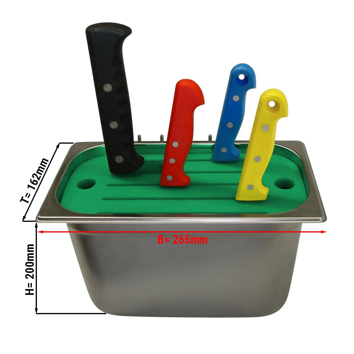 Knife sterilization basin - 26 x 16 cm