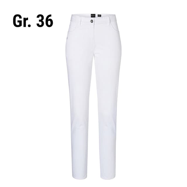 Karlowsky - Ladies 5-pocket pants - White - Size: 36