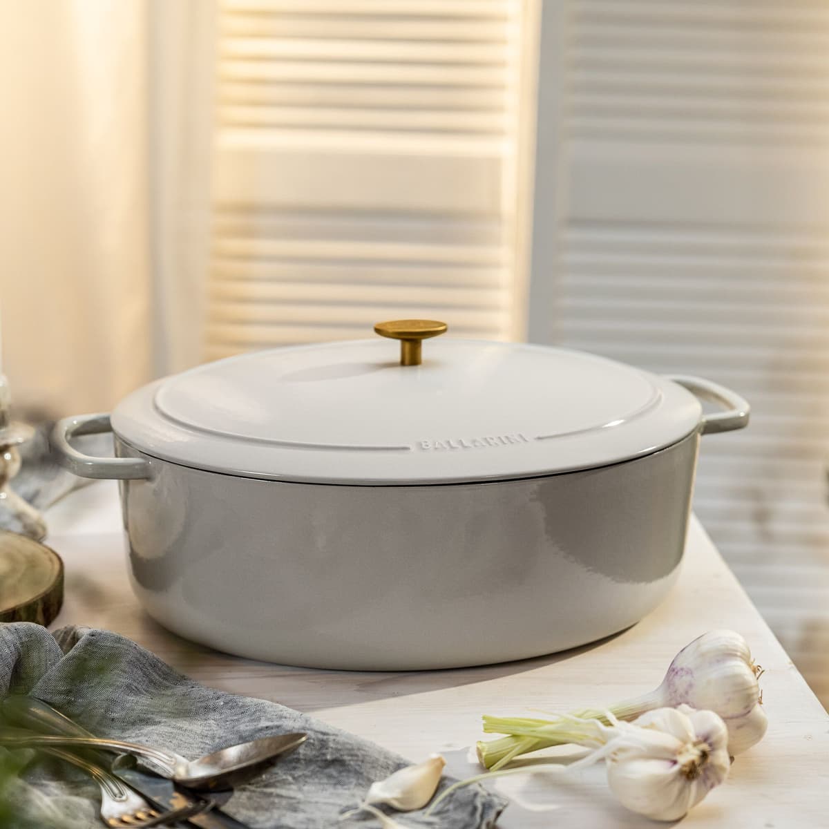 STAUB | LA COCOTTE - kokotka - oválná - 290 mm - litina - slonovinově bílá