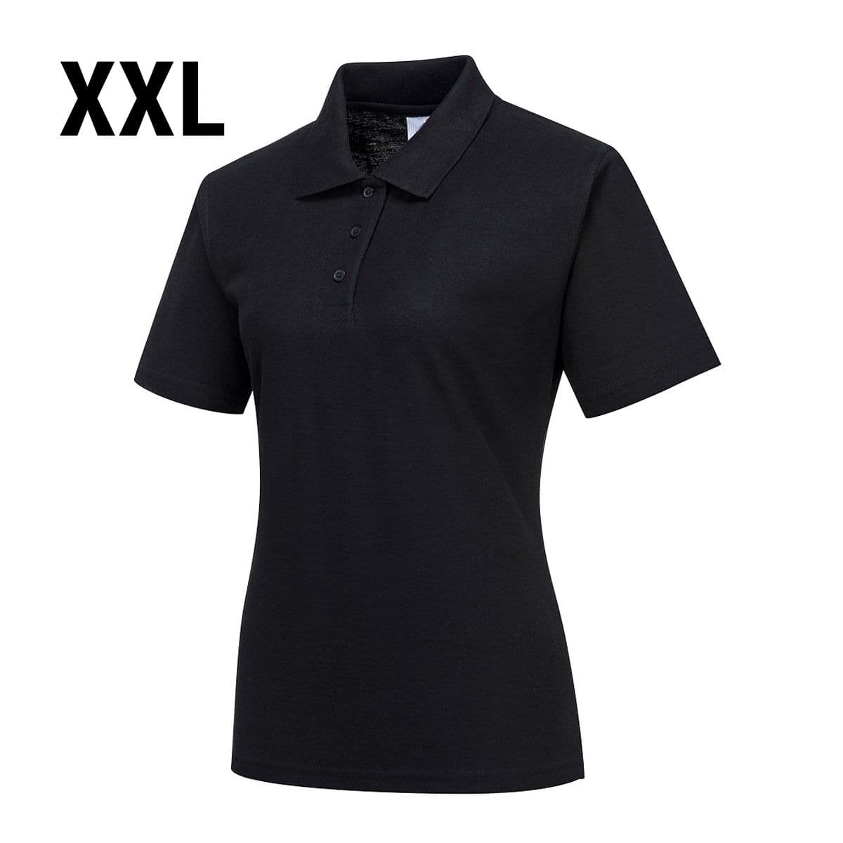 Ladies Polo Shirt - Black - Size: XXL