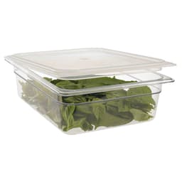 (6 kusů) CAMBRO | CAMWEAR® - polypropylenový GN kryt 1/2 - vzduchotěsný - mléčný