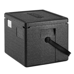 CAMBRO | CAM GOBOX® - Toploader poloviční GN 1/1 - s popruhem na přenášení v černé barvě