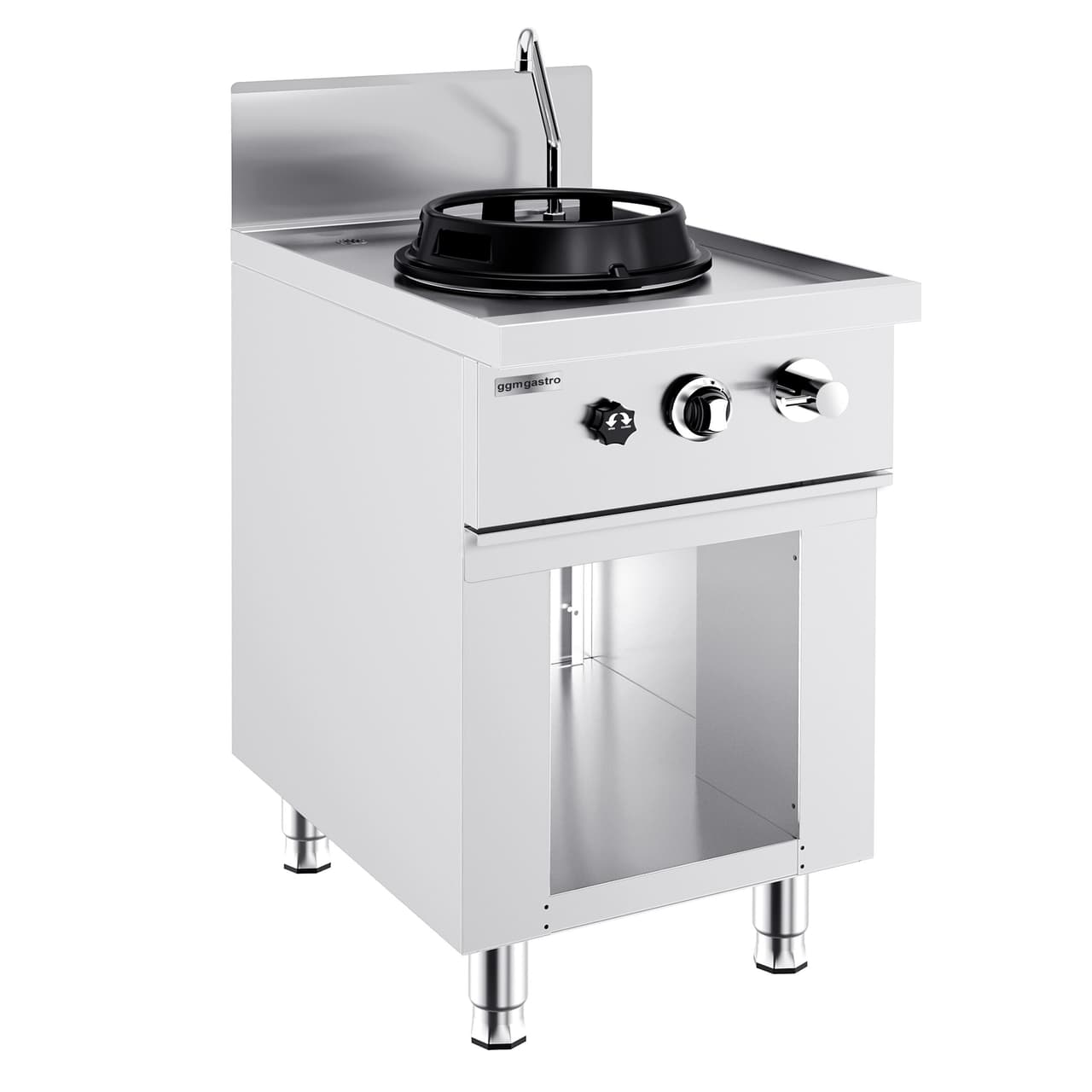 Gas wok stove - with 1 cooking zone - 15 kW