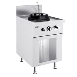 Gas wok stove - with 1 cooking zone - 15 kW