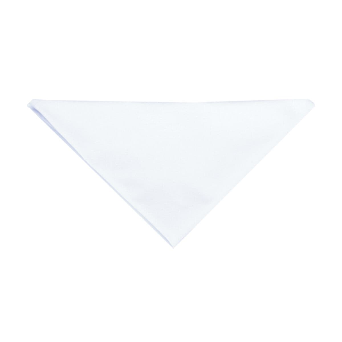 (5 pieces) KARLOWSKY  Neckerchief - 71 x 71 x 100 cm - White