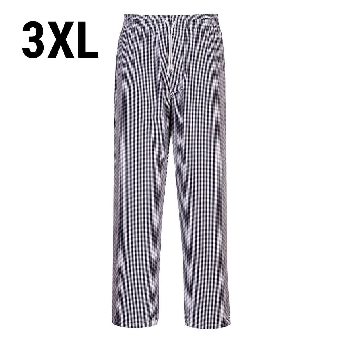 Bromley chef's trousers - check - size: 3XL	