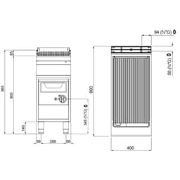 Gas Wassergrill - 12 kW