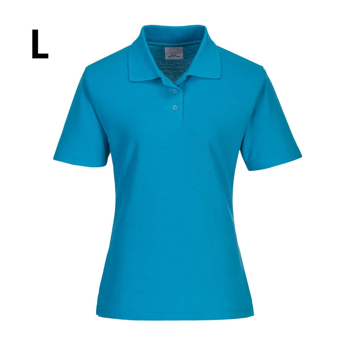 Ladies Polo Shirt - Water Blue - Size: L