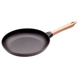 STAUB | PANS - Bratpfanne mit Holzgriff - Ø 280mm - Gusseisen - Schwarz