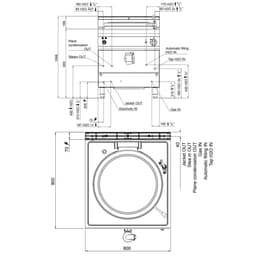 Gas Kochkessel - 150 Liter - 20,9 kW - Indirekte Beheizung