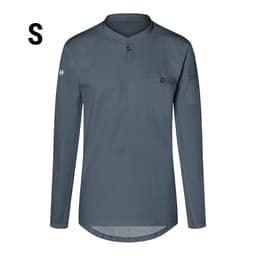 (6 pieces) Karlowsky - Long Sleeve Men's Work Shirt Performance - Anthracite - Size: S