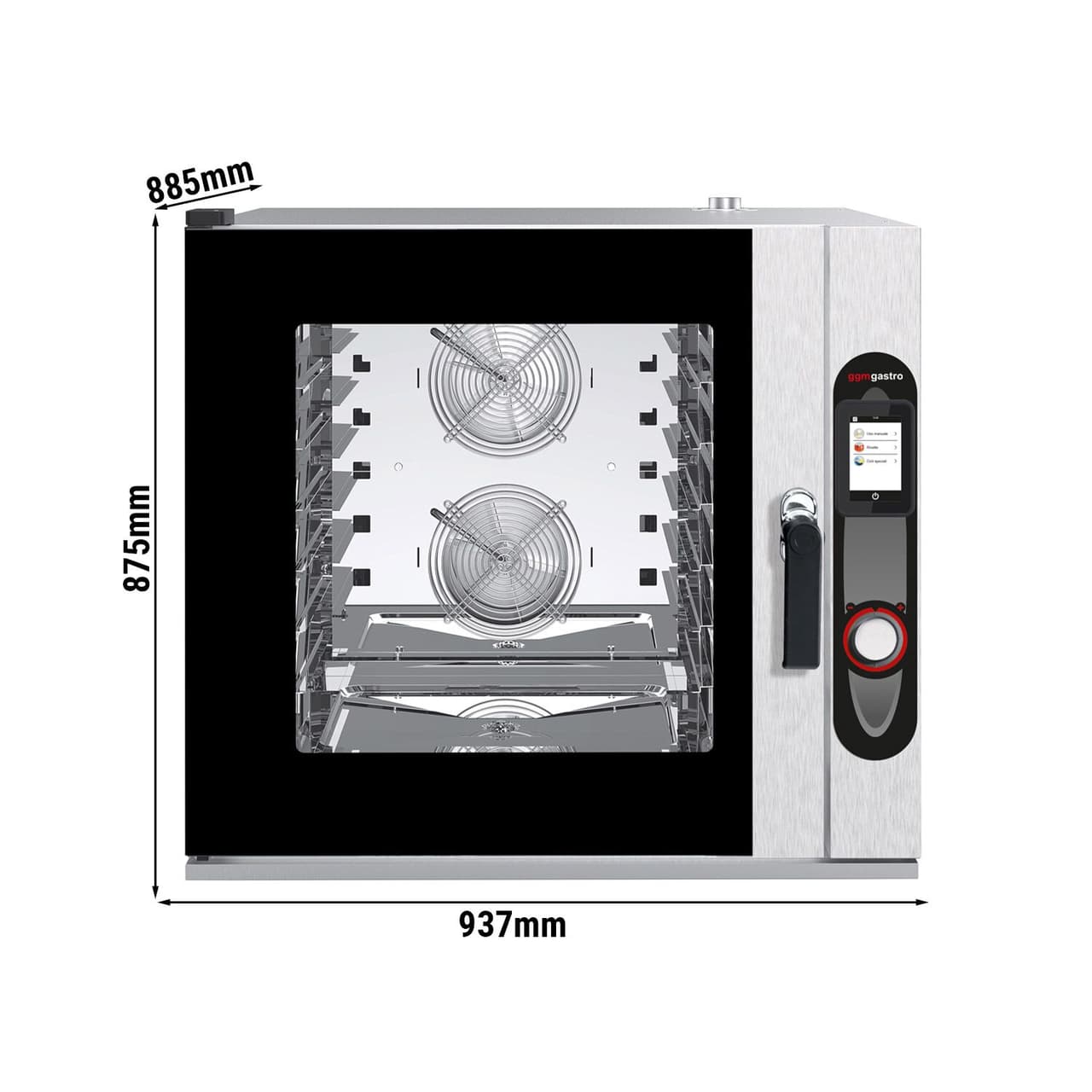 Bäckerei-Kombidämpfer - Touch - 6x EN 60x40 - mit Waschsystem