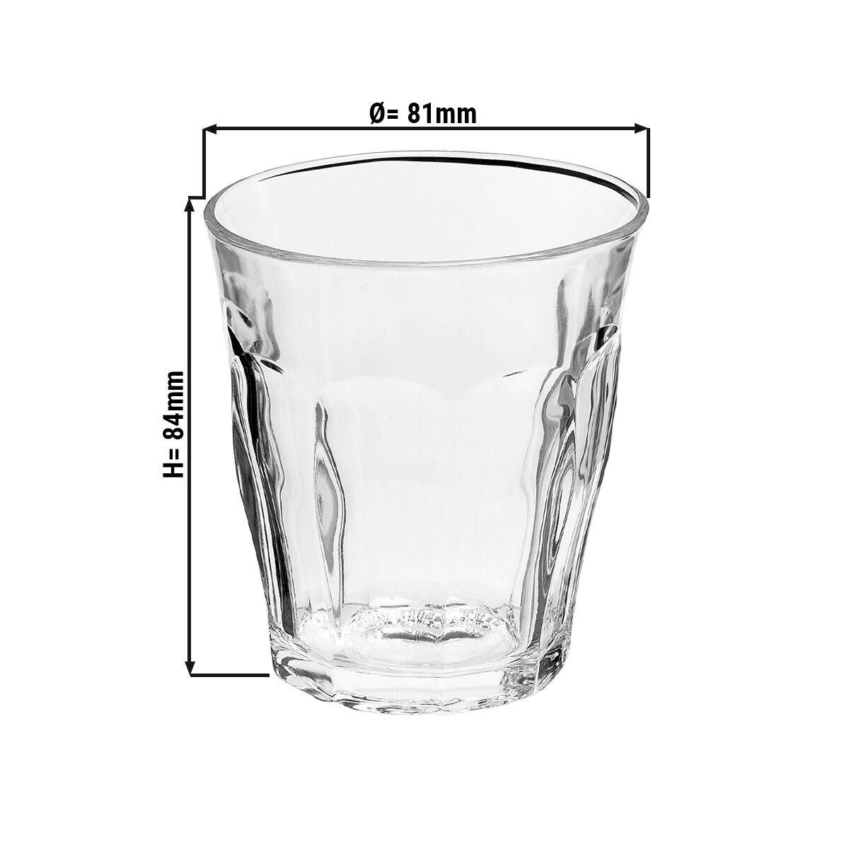 (6 Kusů) Duralex Univerzální sklenice na pití - ISTANBUL - 220 ml - transparentní