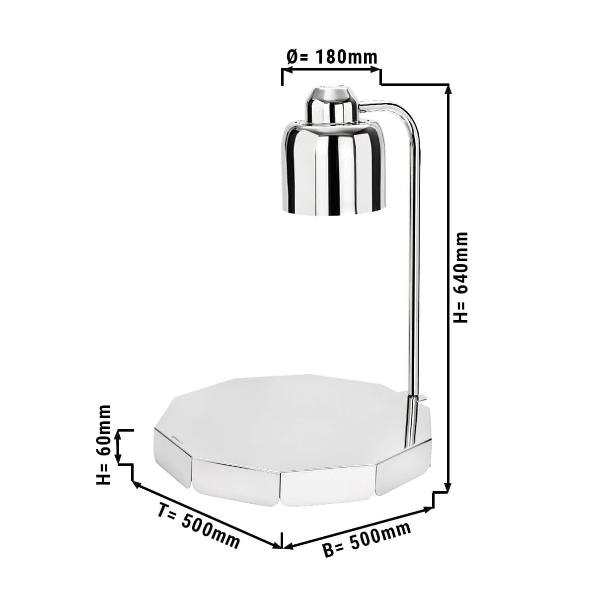 Buffet Warming Lamp - Round