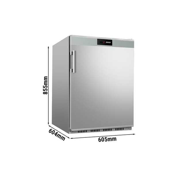 Refrigerator Stainless Steel PREMIUM - 200 litres - with 1 door