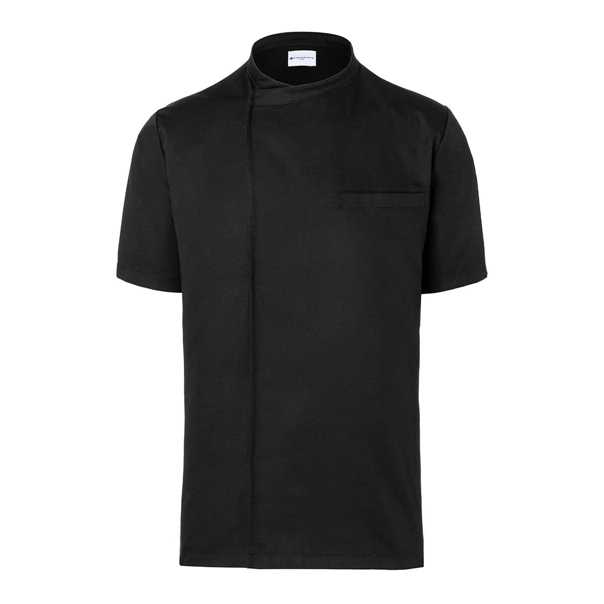 Karlowsky - Short Sleeve Throw Over Cooking Shirt - Black - Size: 4XL