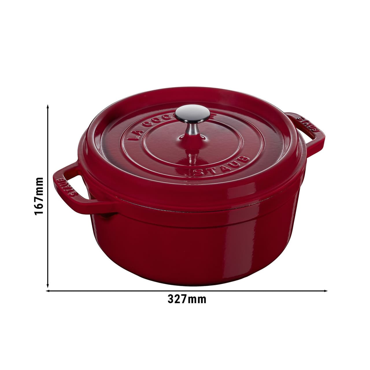 STAUB | LA COCOTTE - Cocotte - Ø 260mm - Gusseisen - Bordeaux