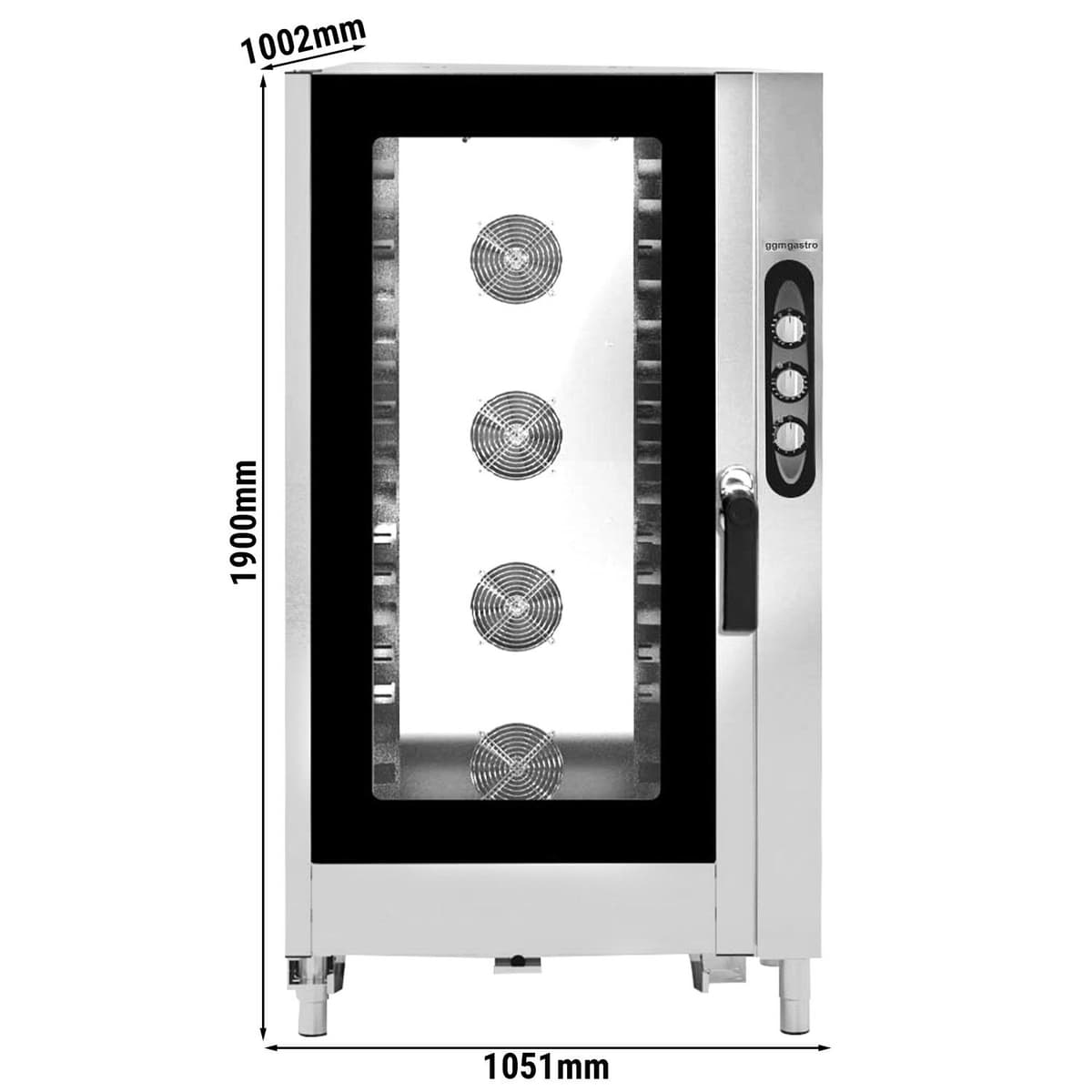 Combi steamer - Manual - 20x GN 1/1